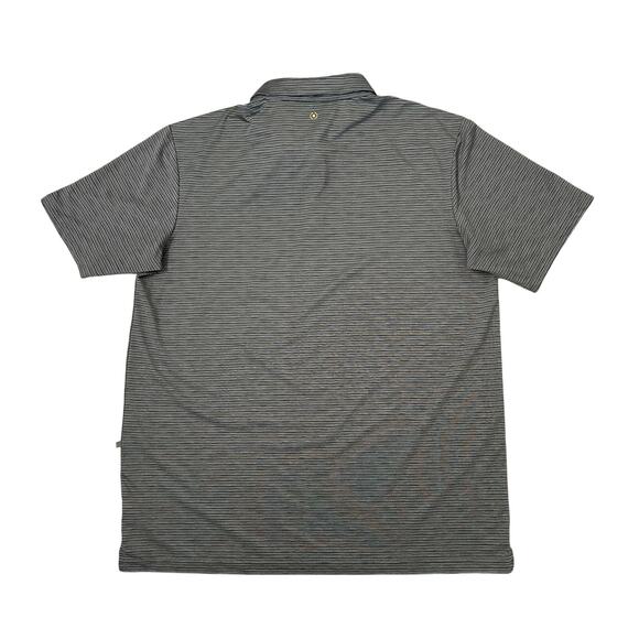 Ping Alexander Sensorcool Golf Polo Shirt in Gray Striped - Picture 3 of 5